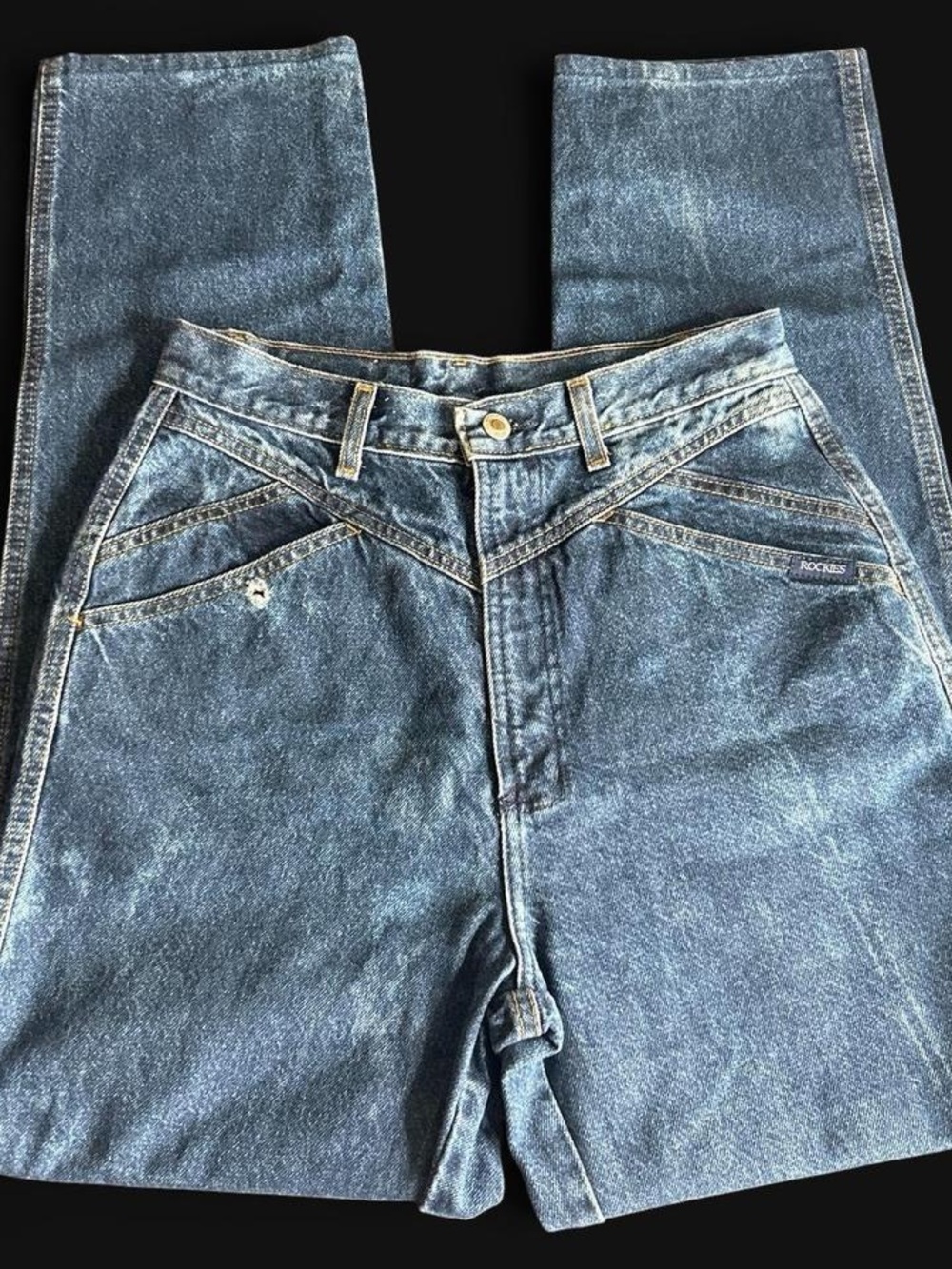 Rockies high waist Dark Blue Denim Jeans. 11/12L. As is.